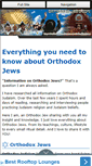 Mobile Screenshot of orthodox-jews.com